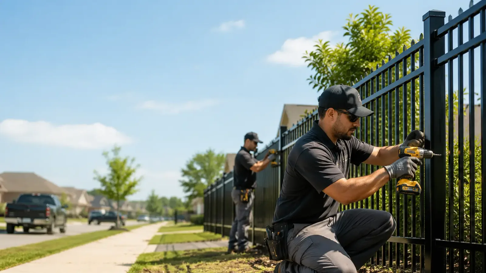 Metal Fence Installation in Huntsville, AR